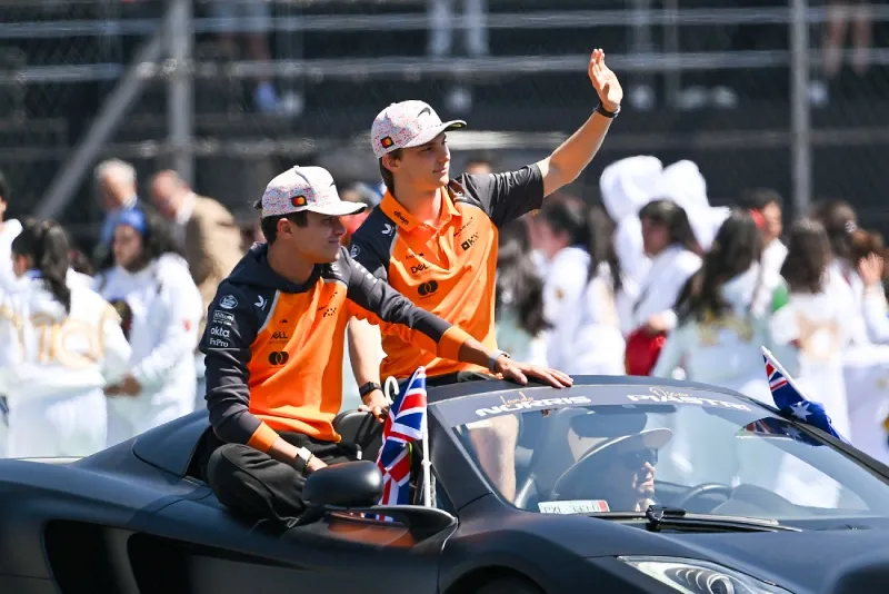 McLaren tiene 70 podios combinados entre Norris y Piastri