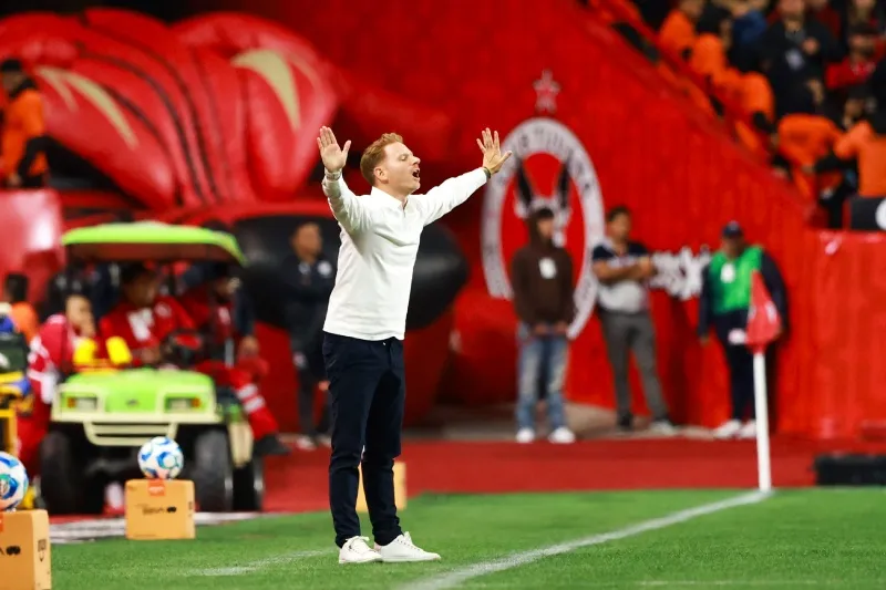 Guillermo Abascal durante el partido entre Atlético San Luis y Tijuana
