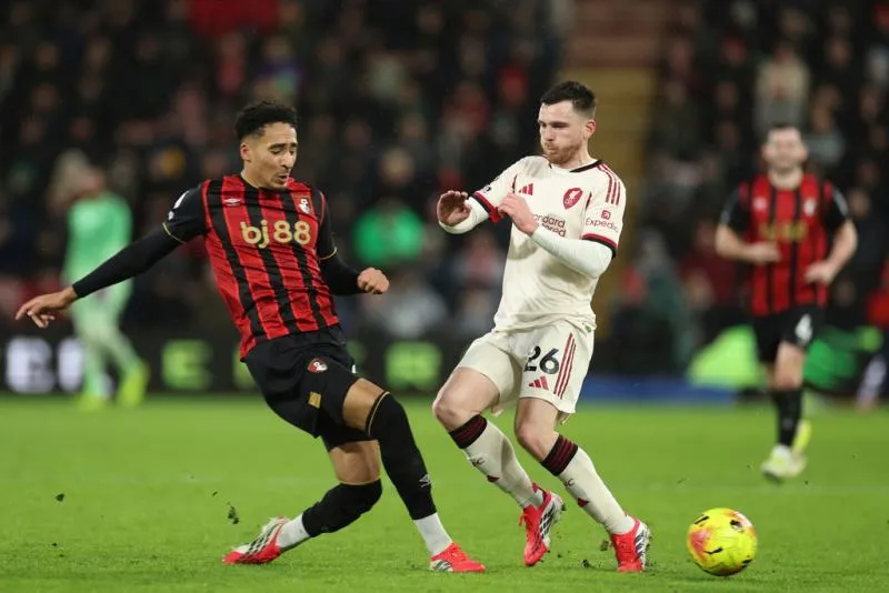 Bournemouth sacó la victoria en los minutos finales contra Liverpool | AP