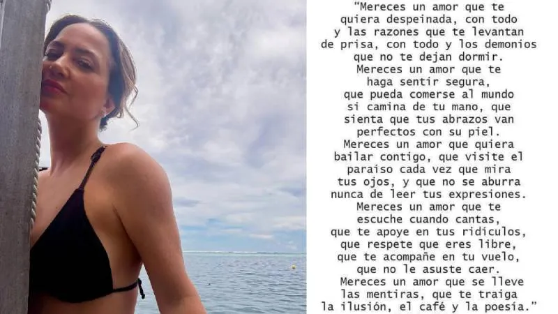 La conductora de Televisa le dedicó este mensaje a su nuevo novio/IG: @andrealegarreta