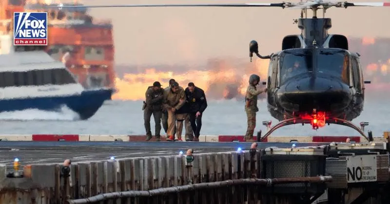 Maduro y su esposa fueron trasladado en helicóptero a Manhattan/X: @FoxNews