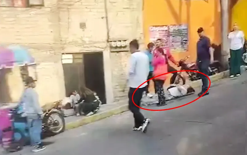 La tía del pequeño Diego también resultó herida / Redes Sociales