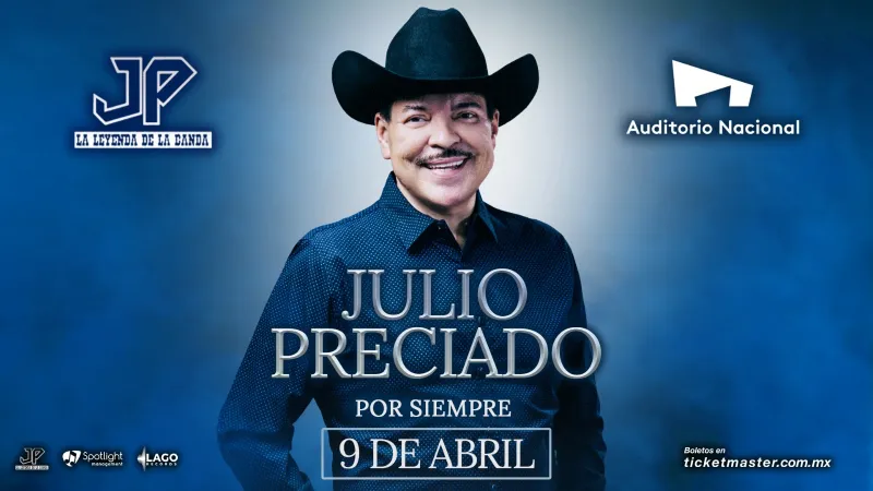 Julio Preciado dice adiós a la CDMX el próximo 9 de abril / FB: @Juliopreciadooficial