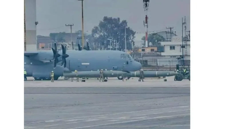 La aeronave, fabricada por Lockheed Martin, es utilizada en misiones tácticas, logísticas y de ayuda humanitaria./ X:@BioplantMX