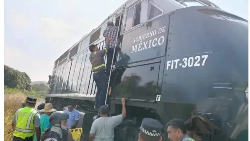 Autoridades federales y estatales activaron protocolos de emergencia tras el incidente ferroviario ocurrido el 28 de diciembre de 2025./ X