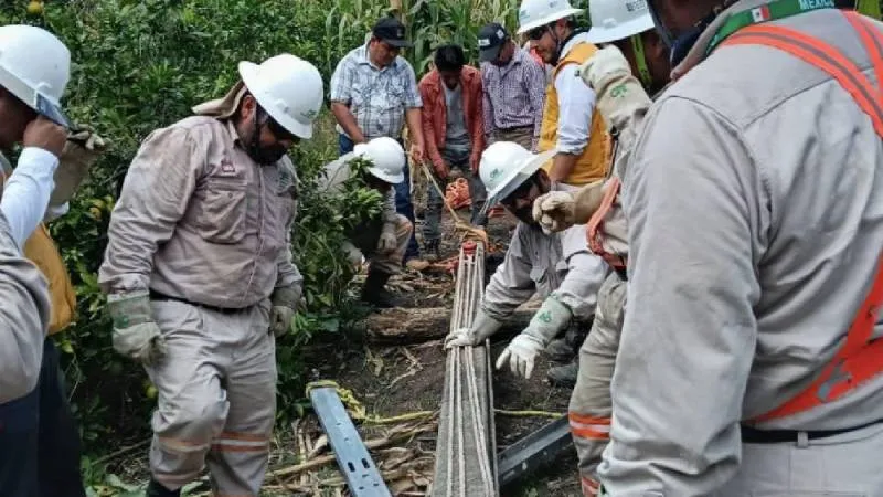 Las intensas lluvias de octubre impactaron a cinco estados del oriente del país, según datos oficiales./ CFE