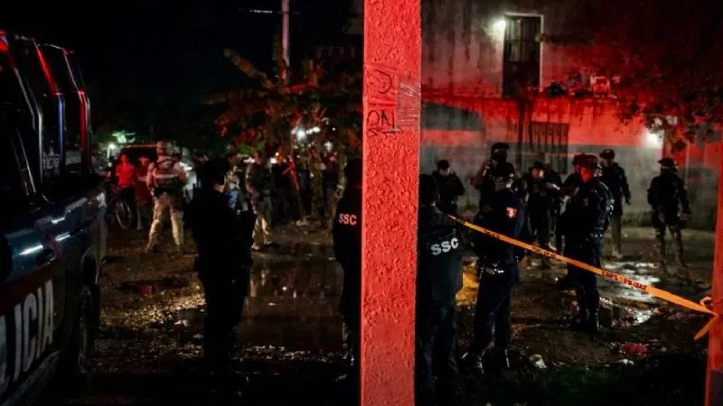 Autoridades reforzaron la vigilancia en la zona hotelera tras los hechos violentos registrados en el municipio./ FB:El Imparcial de Tulum