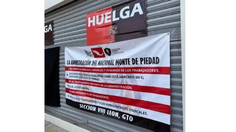 Los artículos empeñados permanecen resguardados mientras dura el paro laboral./ RS