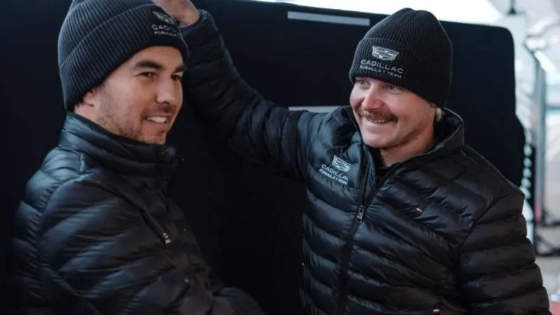 Checo y Bottas | @Cadillac_F1