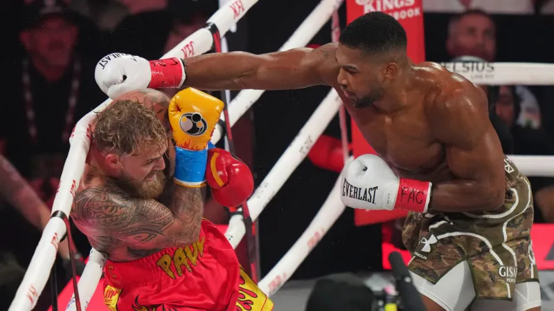 Jake Paul pierde contra Anthony Joshua | AP