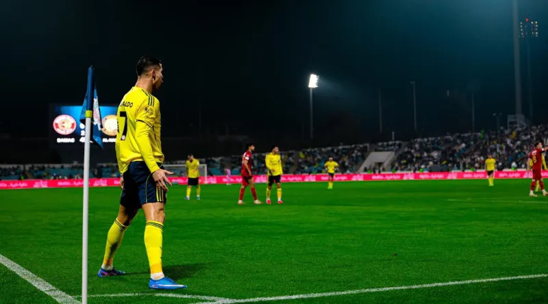 Cristiano Ronaldo celebra gol con el Al-Nassr | X: @AlNassrFC_EN