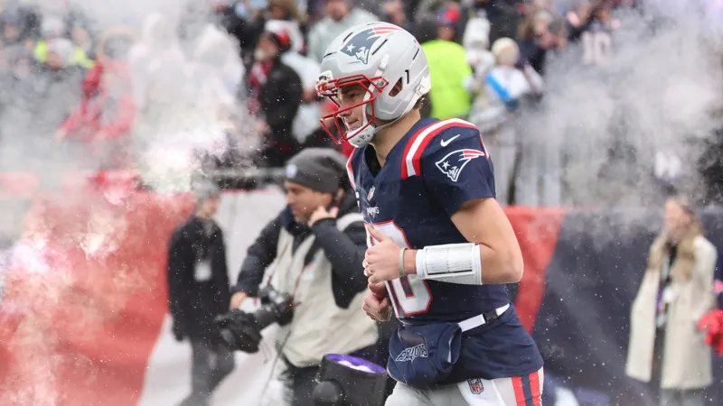 Drake Maye, QB de Patriots | AP