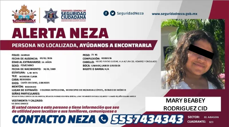 Las pequeñas desaparecieron el pasado 9 de enero en Neza / Especial