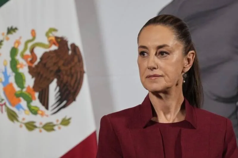 Claudia Sheinbaum fue mencionada por Trump al ser cuestionado sobre México. / AP