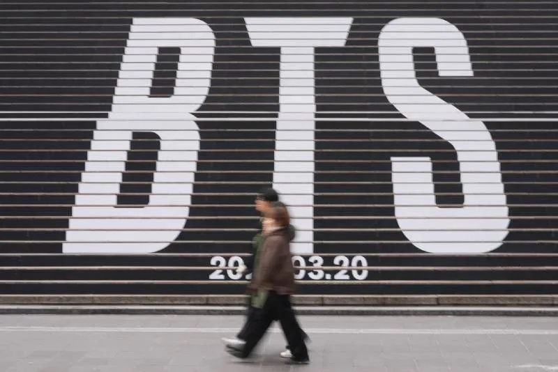 El grupo coreano de K-pop tendrá una gira mundial este año 2026/AP