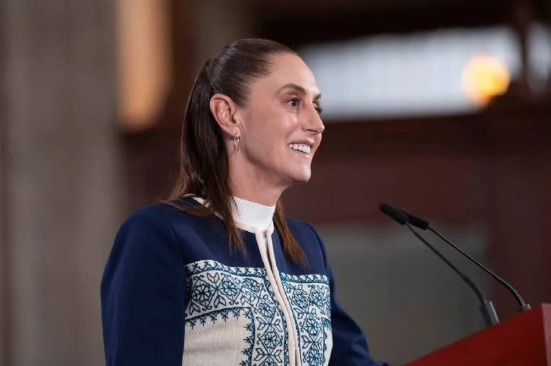 La presidenta mostró su gusto por la visita de BTS a nuestro país/Presidencia de México