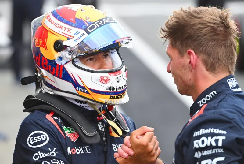 Checo Pérez y Max Verstappen como compañeros en Red Bull