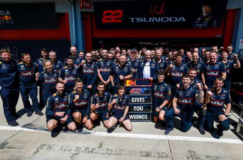Todo el equipo de Red Bull en F1, en marzo de 2025 | RBR