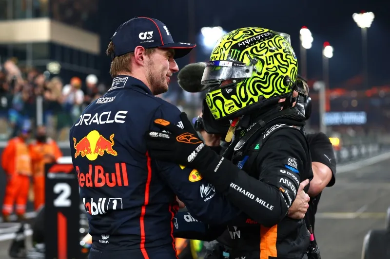 Verstappen le ganó a Norris en la votación