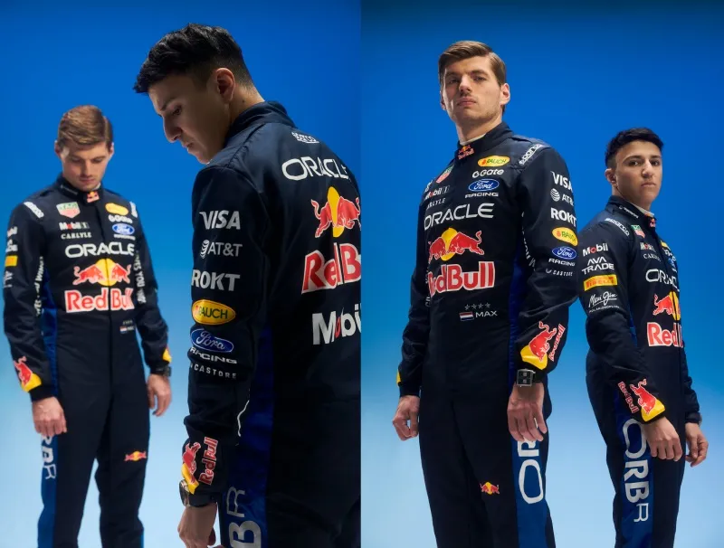 Así el nuevo uniforme de Verstappen y Hadjar
