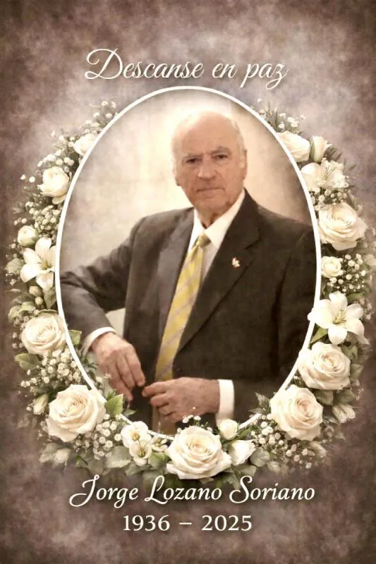 Hasta el momento no se han dado a conocer las causas de su muerte / FB: @jorgelozanosoriano