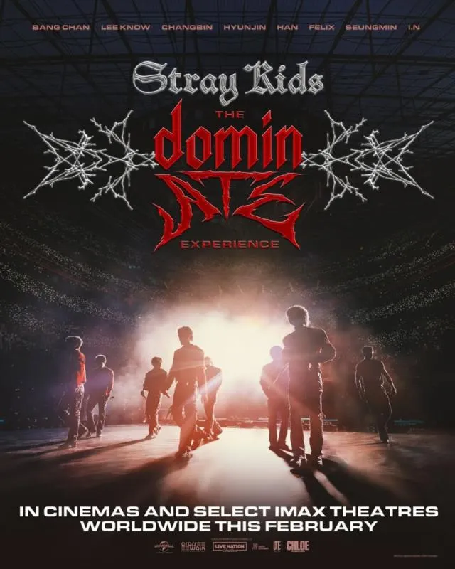 Stray Kids: The dominATE Experience llegará a los cines en febrero / FB: @JYPEStrayKids