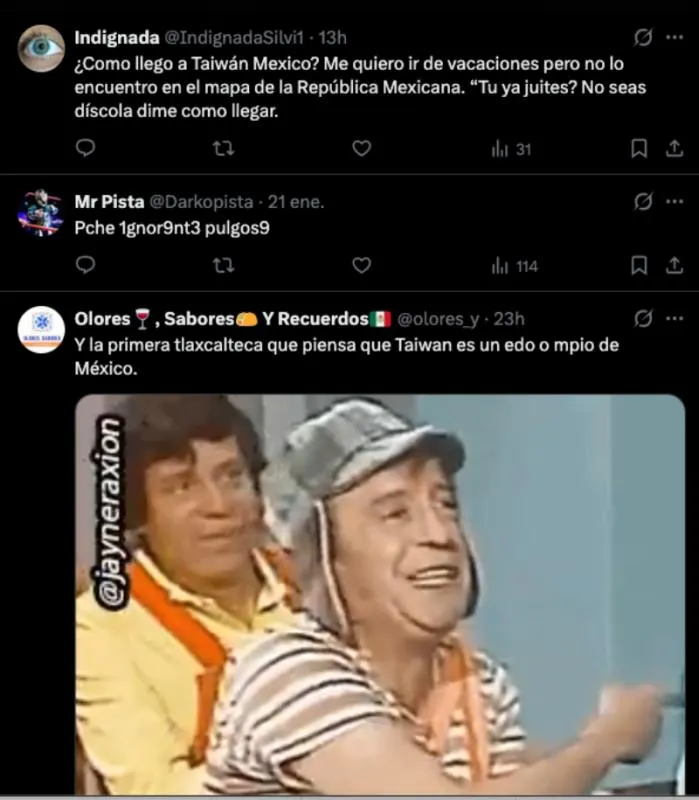 Los comentarios y risas no faltaron tras el error geográfico / Especial