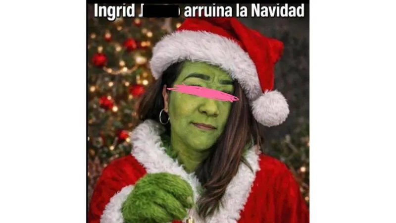 La mujer señalada es identificada como Ingrid 'N'/Facebook: Mitotera de Corazón