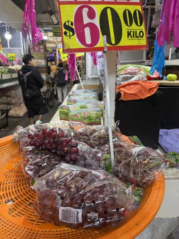 La uva más barata es la roja con semilla / Gina Sánchez