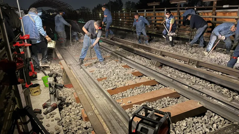 Los primeros trabajos se hacen del tramo de Oceanía / FB: @MetroCDMX