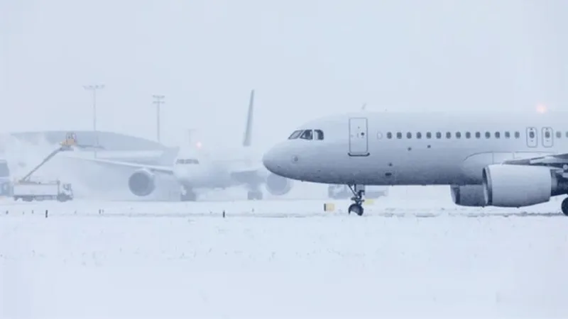 Más de 1,500 vuelos han sido cancelados por el mal clima / Redes Sociales