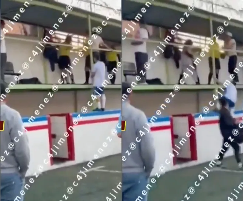 La silbante fue agredida al final del compromiso