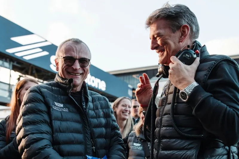 Graeme Lowdon durante el shakedown de Cadillac