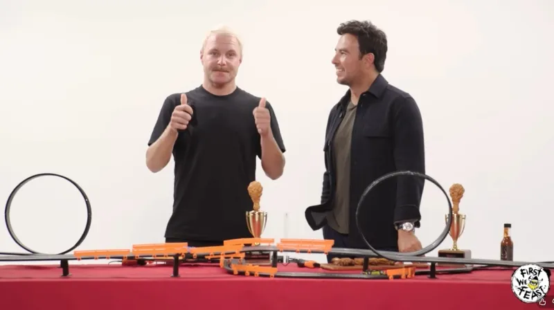 Checo y Bottas empataron en la dinámica