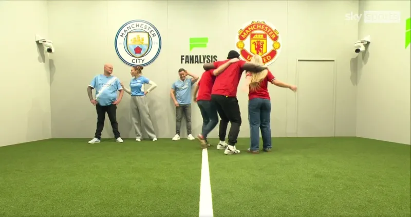 Así celebraron los fans del United tras la dinámica