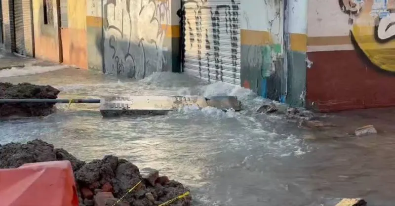 La fuga se originó en el cruce de las calles General Guadalupe Victoria y General Miguel Miramón/X: @LisetGlezG