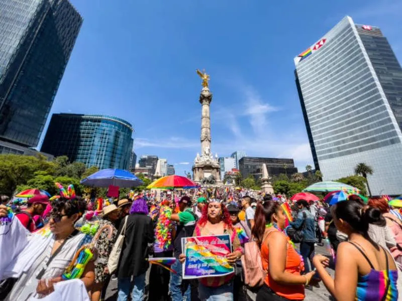 El emblemático Ángel de la Independencia sirve como punto de partida para la marcha del orgullo. / iStock
