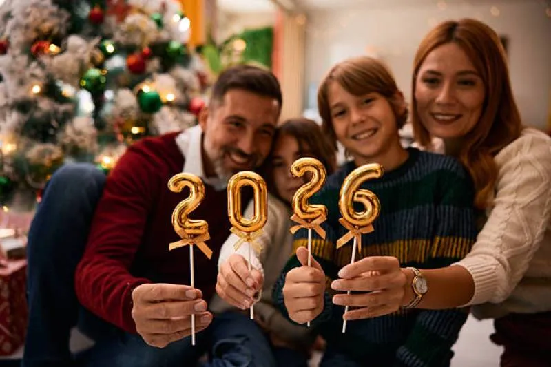 ¡Feliz 2026! Comparte esta frase para comenzar el año con buena vibra. / iStock