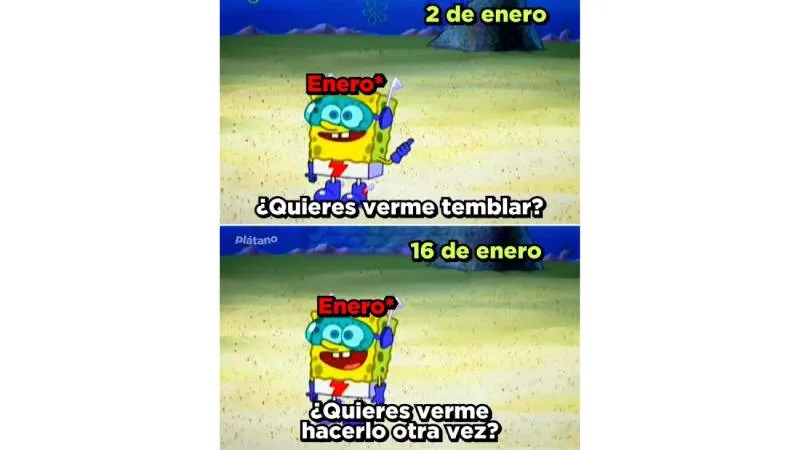 Apenas van 16 días de enero y ya tembló dos veces en el año/X: @Javisness