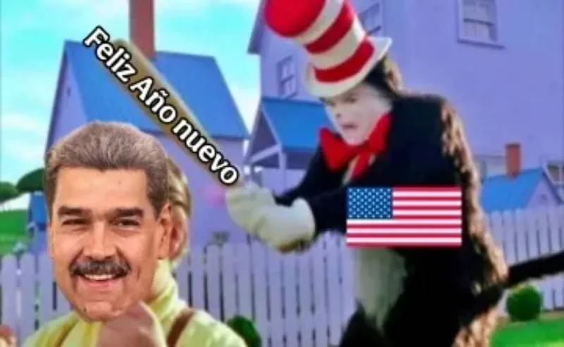 Los memes que se compartieron en redes sociales sobre la captura de Maduro. / X