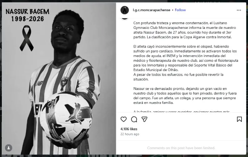 Nassur Bacem falleció de manera inesperada