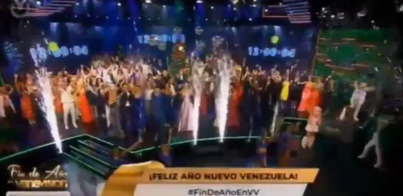 Venevisión recibió el Año Nuevo con la canción YMCA/IG: @venevision