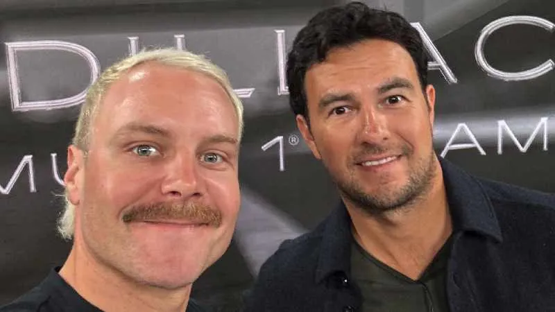 Bottas y Checo Pérez | @Cadillac_F1