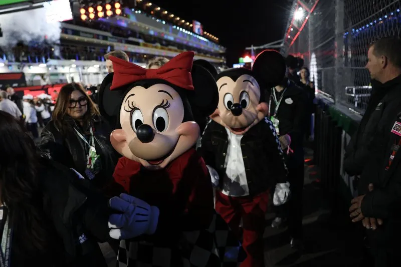 Mickey y Minnie estuvieron en Las Vegas