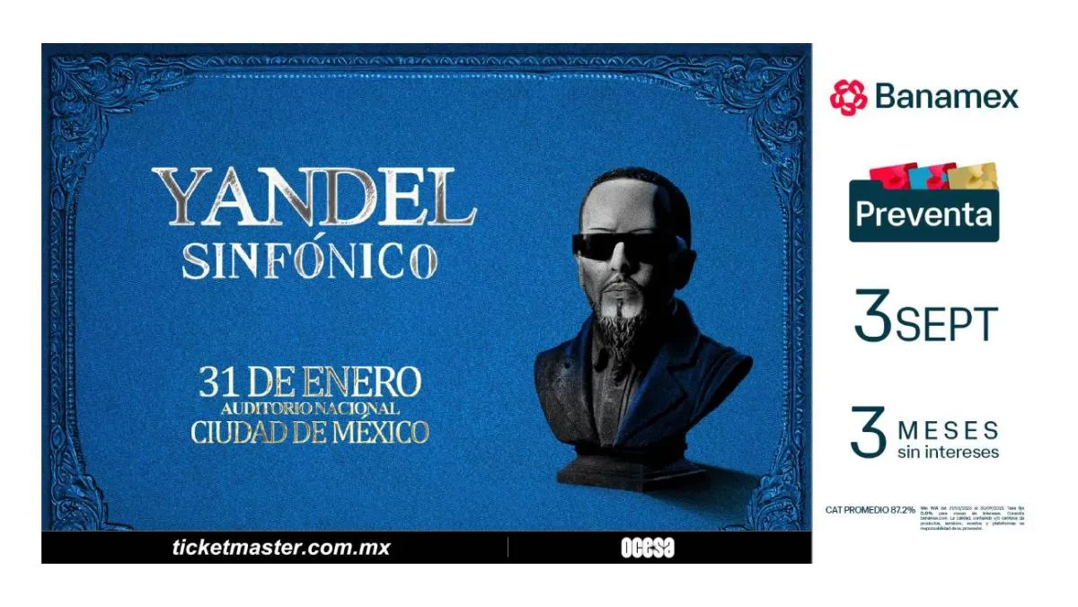 La Preventa Citibanamex estará disponible el próximo 3 de septiembre/OCESA