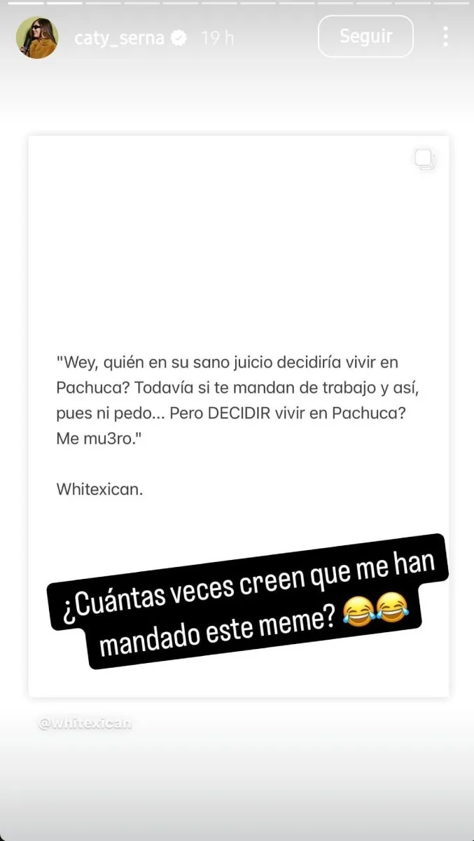 Así fue el meme que compartió Serna