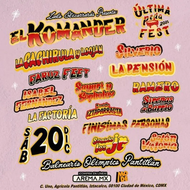 Cartel oficial. / FB: Última Peda Fest
