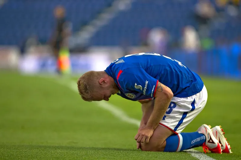 Alemao en lamento con Cruz Azul