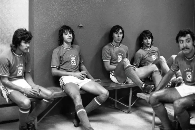 Jugadores de Cruz Azul en la década de los 70's