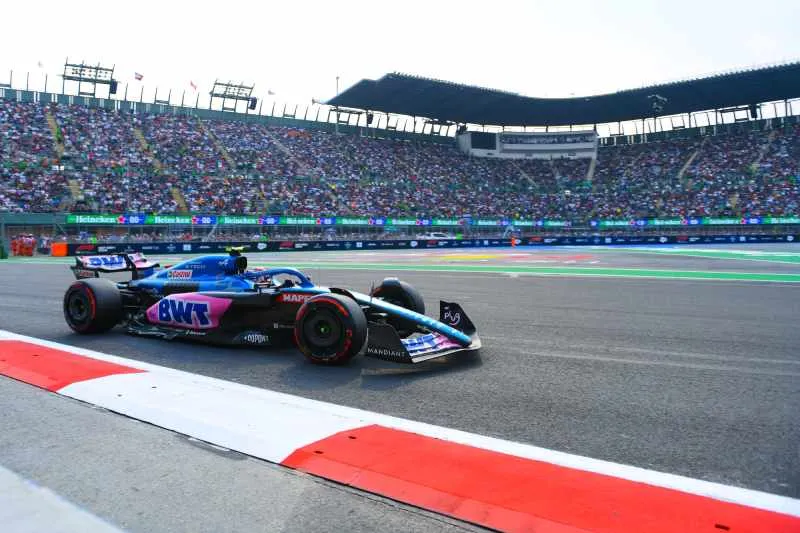 Ocon, en México con Alpine en 2022